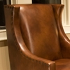 Bristol Rustic Brown Leather Club Chair - ELE-BRI-SC-RUST-1-NH025
