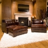 Emerson 5 Piece Leather Living Room Set in Saddle Brown - ELE-EME-5PC-S-SC-SC-SO-SO-SADD-1
