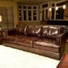 Emerson Top Grain Leather Sofa in Saddle Brown - ELE-EME-S-SADD-1-NH025