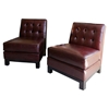 Lars 2 Pieces Top Grain Leather Standard Chairs - Sable - ELE-LAR-2PC-SC-SC-SABL-1