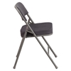 Hercules Series Folding Chair - Curved Triple, Double Hinged, Gray - FLSH-AW-MC320AF-GRY-GG