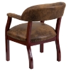 Bomber Jacket Luxurious Conference Chair - Brown - FLSH-B-Z105-BRN-GG