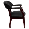Top Grain Leather Conference Chair - Black - FLSH-B-Z105-LF-0005-BK-LEA-GG