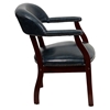 Conference Chair - Navy, Faux Leather - FLSH-B-Z105-NAVY-GG