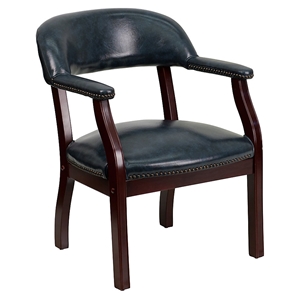 Conference Chair - Navy, Faux Leather 