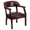 Conference Chair - Oxblood, Faux Leather - FLSH-B-Z105-OXBLOOD-GG