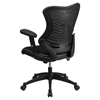 Mesh Executive Swivel Office Chair - High Back, Adjustable, Black - FLSH-BL-ZP-806-BK-GG