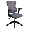 Mesh Executive Swivel Office Chair - High Back, Adjustable, Gray - FLSH-BL-ZP-806-GY-GG