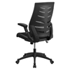 Mesh Executive Office Chair - High Back, Swivel, Adjustable, Black - FLSH-BL-ZP-809-BK-GG