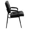 Leather Executive Side Chair - Black - FLSH-BT-1404-GG