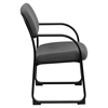 Fabric Executive Chair - Sled Base, Gray - FLSH-BT-508-GY-GG