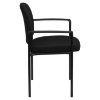 Stackable Armchair - Black - FLSH-BT-516-1-BK-GG