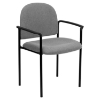 Stackable Armchair - Gray - FLSH-BT-516-1-GY-GG