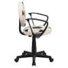 Soccer Task Chair - with Arms, Height Adjustable, Swivel - FLSH-BT-6177-SOC-A-GG