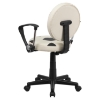 Soccer Task Chair - with Arms, Height Adjustable, Swivel - FLSH-BT-6177-SOC-A-GG