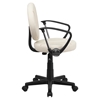 Baseball Task Chair - with Arms, Height Adjustable, Swivel - FLSH-BT-6179-BASE-A-GG