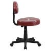 Football Task Chair - Height Adjustable, Swivel - FLSH-BT-6181-FOOT-GG