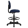 Fabric Drafting Chair - Navy - FLSH-BT-659-NVY-GG