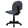 Fabric Swivel Task Chair - Low Back, Gray - FLSH-BT-660-GY-GG