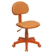 Fabric Swivel Task Chair - Orange - FLSH-BT-698-ORANGE-GG