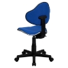 Fabric Swivel Task Chair - Height Adjustable, Blue - FLSH-BT-699-BLUE-GG