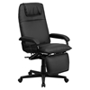 Leather Executive Reclining Swivel Office Chair - High Back, Black - FLSH-BT-70172-BK-GG