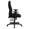 Swivel Task Chair - Multi Functional, High Back, Black - FLSH-BT-90297H-A-GG