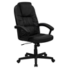 Executive Office Chair - High Back, Height Adjustable, Swivel, Black - FLSH-BT-983-BK-GG