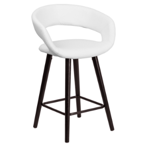 Brynn Series Counter Stool - White 