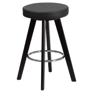 Trenton Series 24" Counter Height Stool - Black 