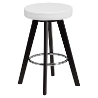 Trenton Series 24" Counter Height Stool - White