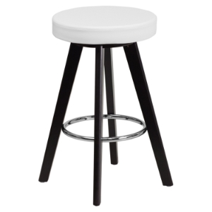 Trenton Series 24" Counter Height Stool - White 