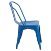 Metal Stackable Chair - Blue - FLSH-CH-31230-BL-GG