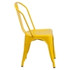 Metal Stackable Chair - Yellow - FLSH-CH-31230-YL-GG