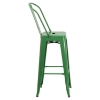 30" Metal Barstool - Green - FLSH-CH-31320-30GB-GN-GG