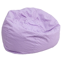 Oversized Dot Bean Bag Chair - Lavender