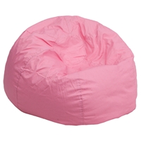 Oversized Solid Bean Bag Chair - Light Pink