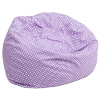 Small Dot Kid Bean Bag Chair - Lavender