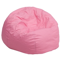 Small Solid Kid Bean Bag Chair - Light Pink