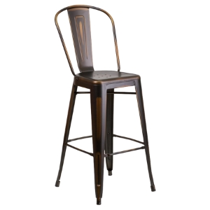 Metal Barstool - Copper 