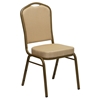 Hercules Series Stacking Banquet Chair - Crown Back, Beige, Gold - FLSH-FD-C01-ALLGOLD-H20124E-GG