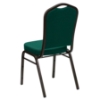Hercules Series Stacking Banquet Chair - Crown Back, Gold Vein, Green - FLSH-FD-C01-GOLDVEIN-GN-GG