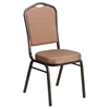 Hercules Series Stacking Banquet Chair - Crown Back, Gold - FLSH-FD-C01-GOLDVEIN-GO-GG