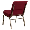 Hercules Series 21" Extra Wide Fabric Stacking Church Chair - Burgundy - FLSH-FD-CH0221-4-GV-3169-GG