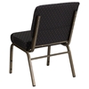 Hercules Series 21" Extra Wide Fabric Stacking Church Chair - Black - FLSH-FD-CH0221-4-GV-S0806-GG
