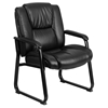 Hercules Series Big and Tall Leather Executive Armchair - Black - FLSH-GO-2138-GG