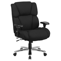 Hercules Series Big and Tall Executive Chair - Swivel, Black Fabric