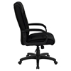 Fabric Executive Swivel Office Chair - High Back, Adjustable, Black - FLSH-GO-5301B-BK-GG