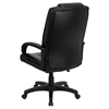 Leather Executive Swivel Office Chair - High Back, Black - FLSH-GO-5301B-BK-LEA-GG