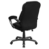 Executive Swivel Office Chair - High Back, Black Microfiber - FLSH-GO-725-BK-GG